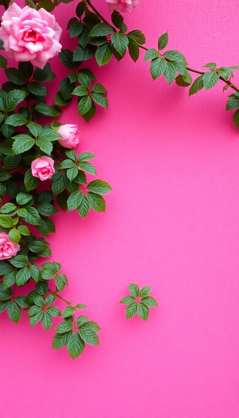 pink flowers background